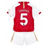 Arsenal Thomas Partey #5 Heimtrikotsatz Kinder 2023-24 Kurzarm (+ Kurze Hosen)